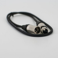 True magic TLC 1M/BK Шнур микрофонный XLR (F) ⇔ XLR (M), 1 метр, черный