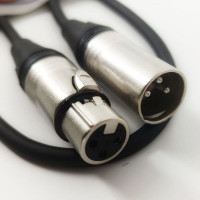 True magic TLC 1M/BK Шнур микрофонный XLR (F) ⇔ XLR (M), 1 метр, черный