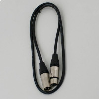 True magic TLC 1M/BK Шнур микрофонный XLR (F) ⇔ XLR (M), 1 метр, черный